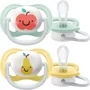 Suzeta din silicon Philips Avent Ultra Air Happy Boy (0-6 luni), 2 buc. foto