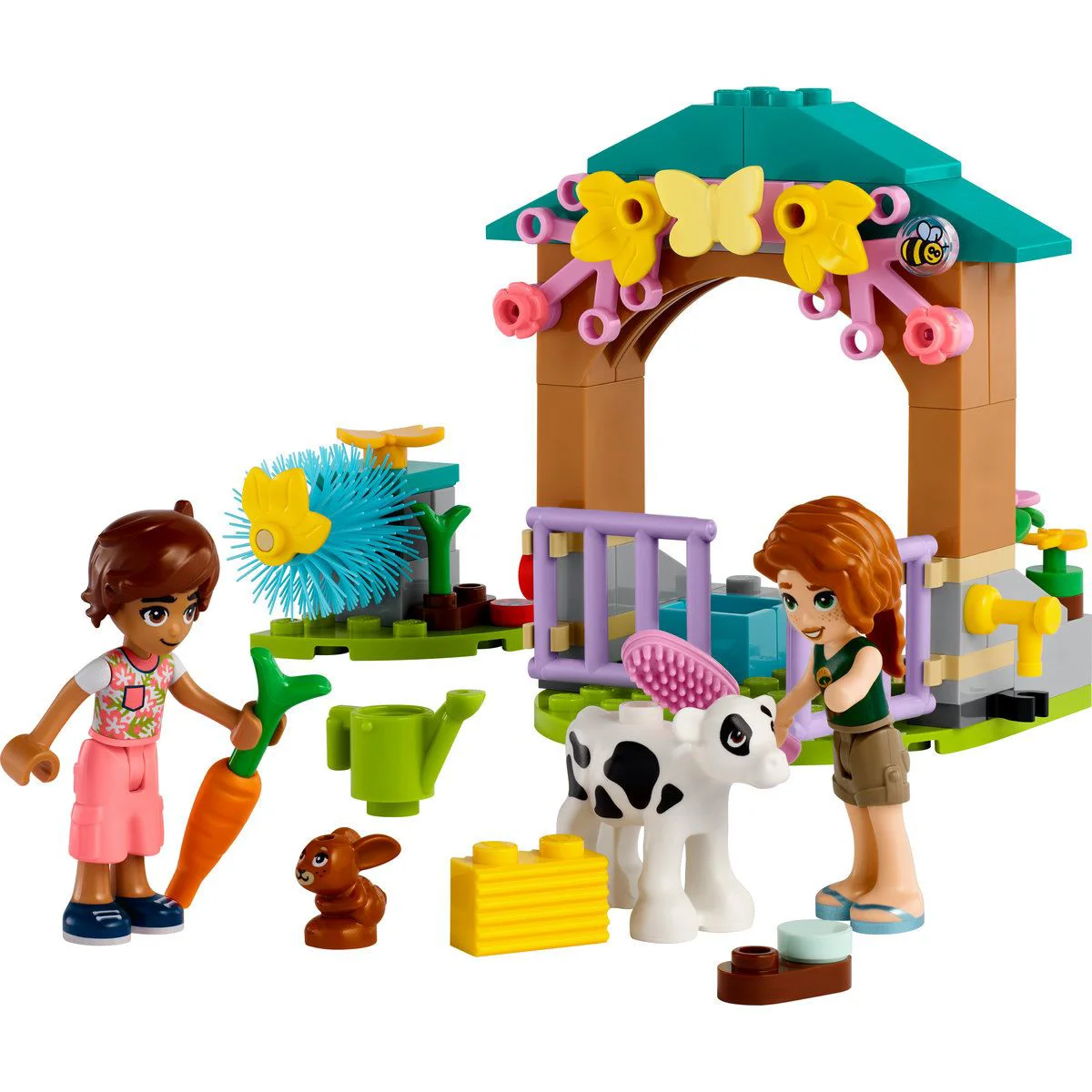 Set de constructie LEGO Friends Staul pentru vitelul lui Autumn, 79 el. foto