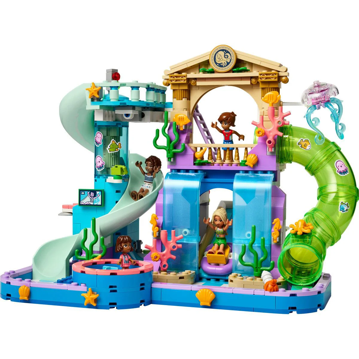 Set de constructie LEGO Friends Parc acvatic din orasul Heartlake, 814 el. foto
