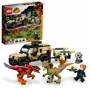 Set de constructie LEGO Jurassic World Transport de Pyroraptor si Dilophozaur , 254 el. foto