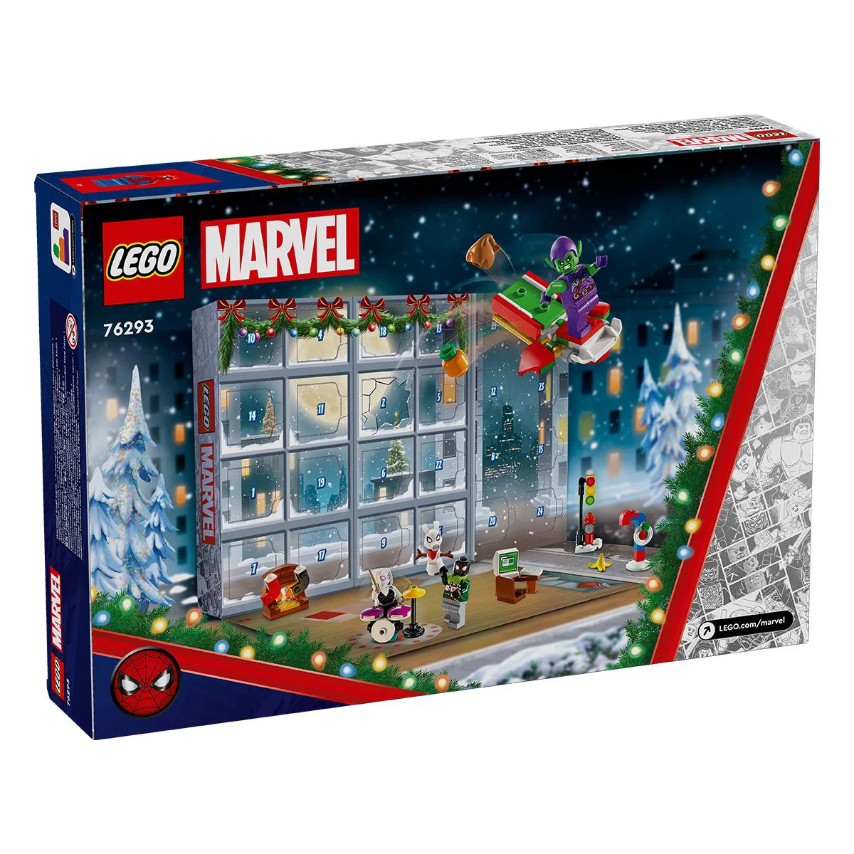 Advent Calendar LEGO Marvel Omul Paianjen, 246 el. foto