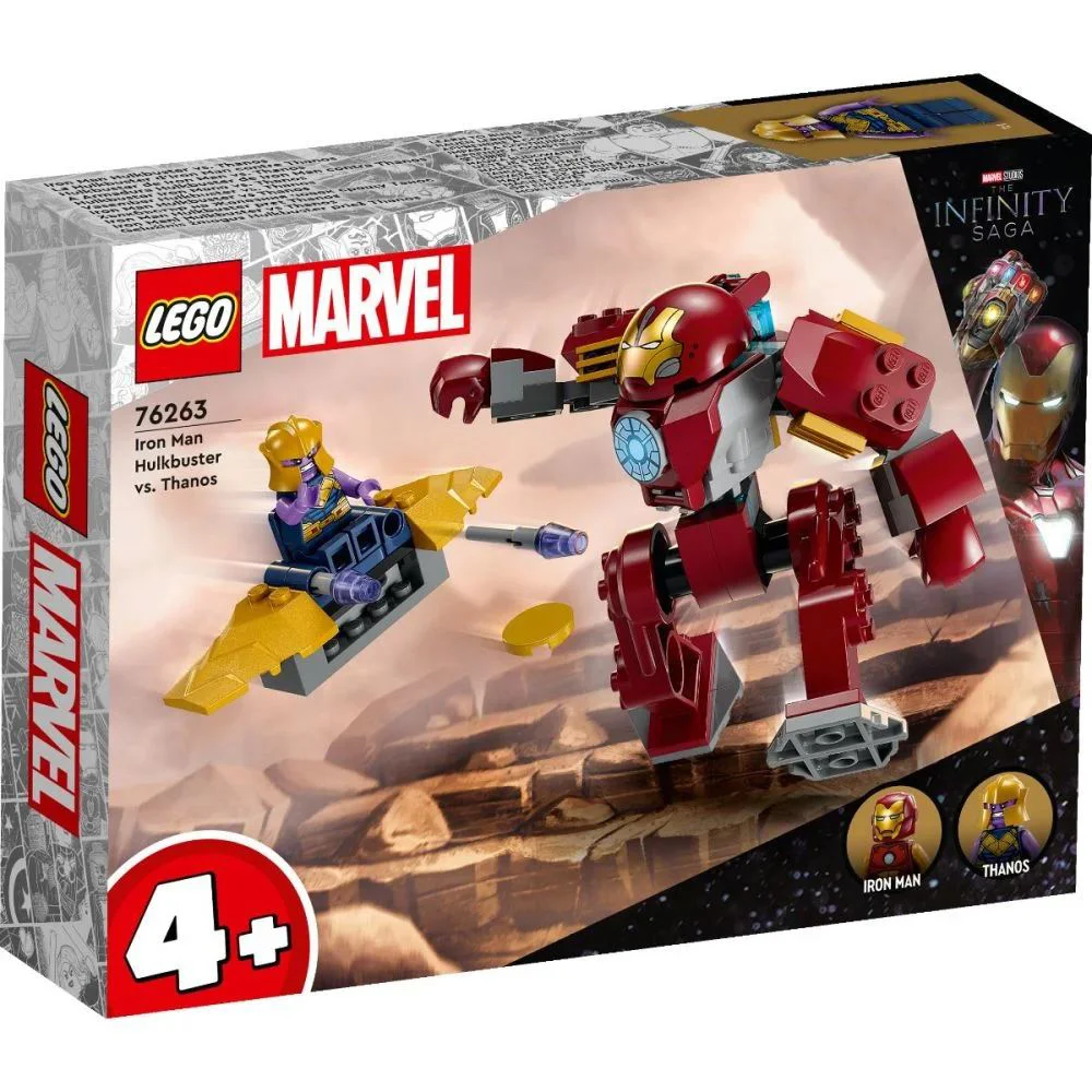 image for Set de constructie LEGO Marvel Iron Man Hulkbuster vs Thanos, 66 el. foto