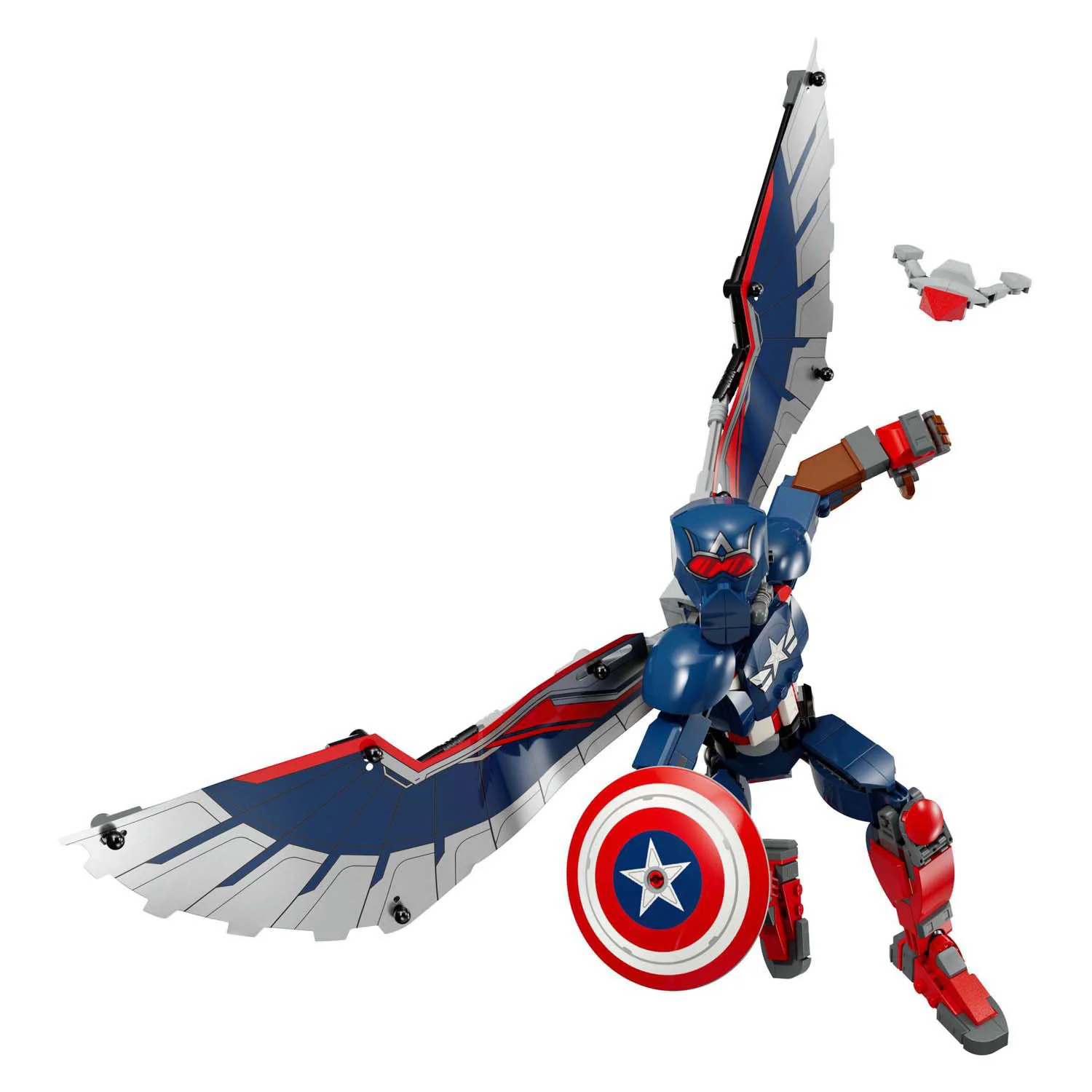 image for Figurina LEGO Marvel Sam Wilson Captain America, 359 el. foto