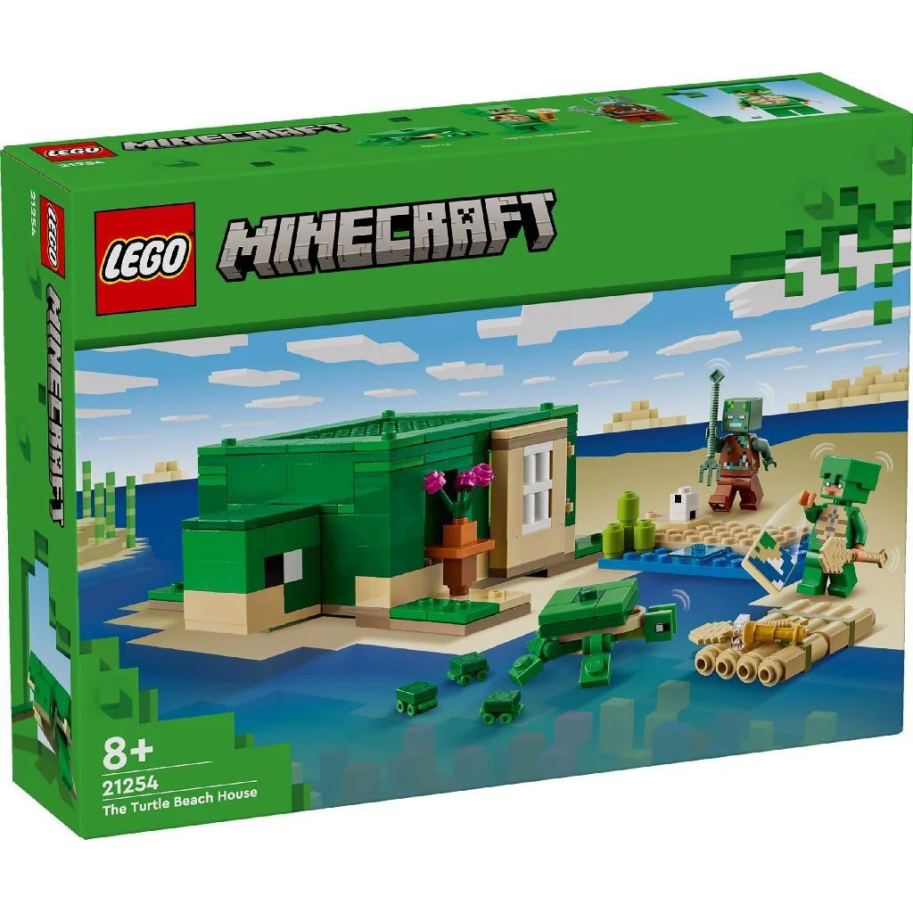 image for Конструктор LEGO Minecraft Дом на пляже черепах, 234 эл. foto