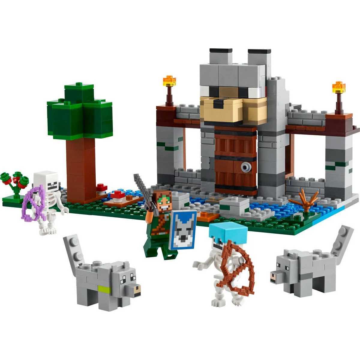 image for Конструктор LEGO Minecraft Крепость волков, 312 эл. foto