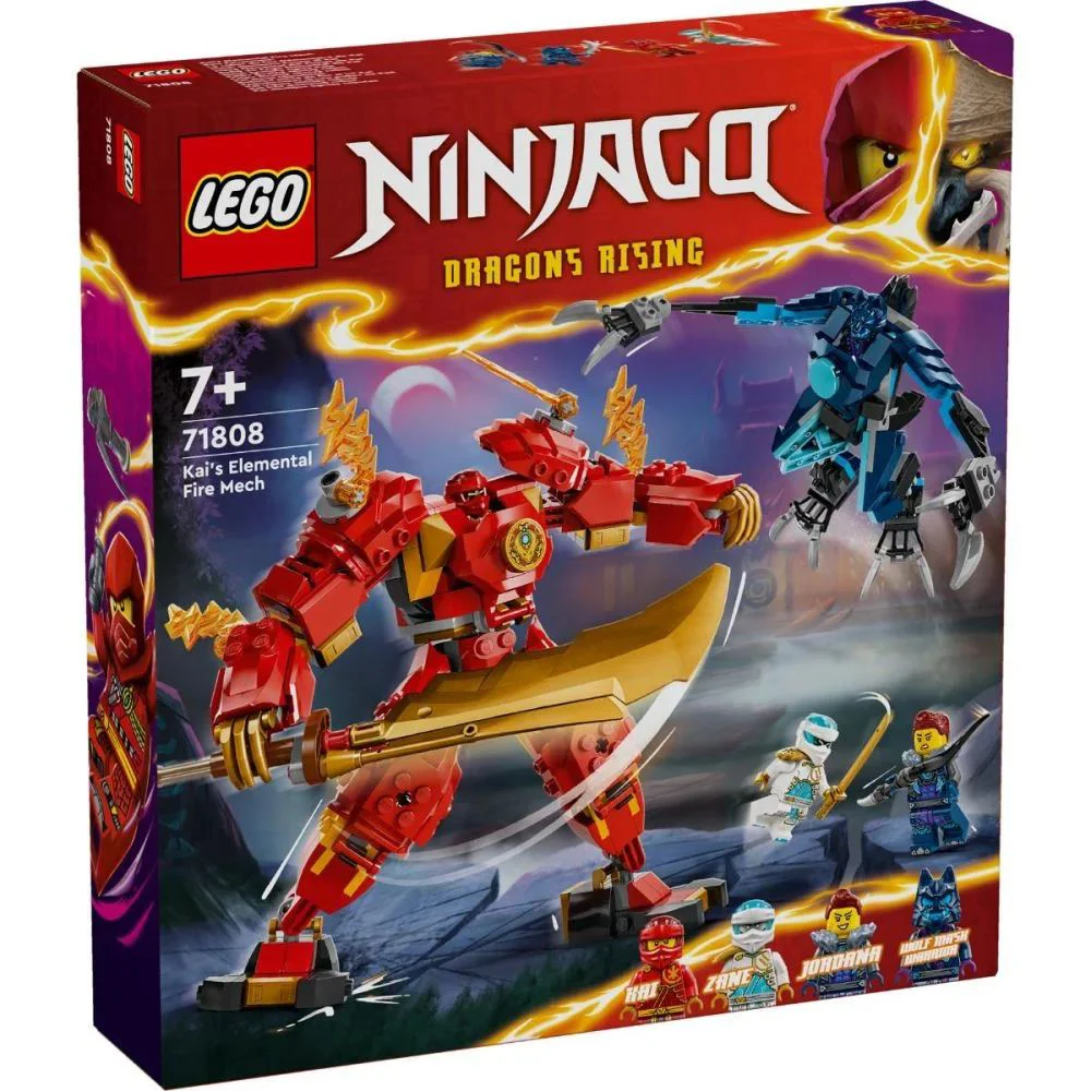 image for Set de constructie LEGO Ninjago Robotul stihie de foc al lui Kai, 322 el. foto