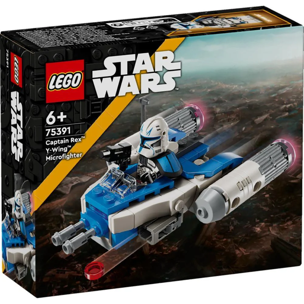 Set de constructie LEGO Star Wars Micronava de lupta Y-Wing a Capitanului Rex, 99 el. foto
