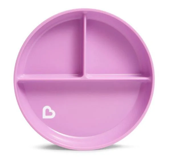 Farfurie divizata cu ventuza Munchkin Violet
