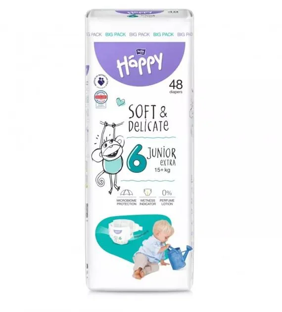 Scutece Happy Baby Junior Extra 6 (15+ kg), 48 buc. foto