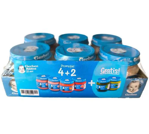 Set Promo Gerber 4+2 gratis (legume-carne) foto