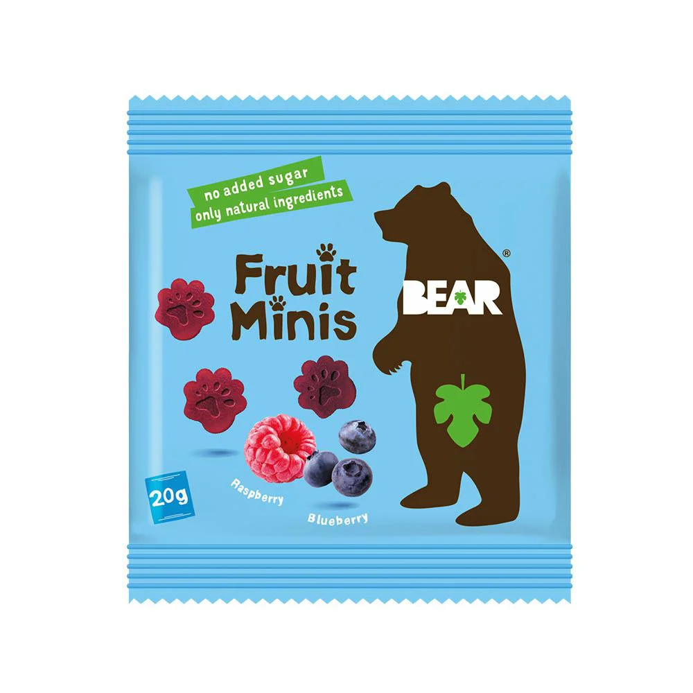 image for Jeleuri cu zmeura si afine Bear, 20 g foto