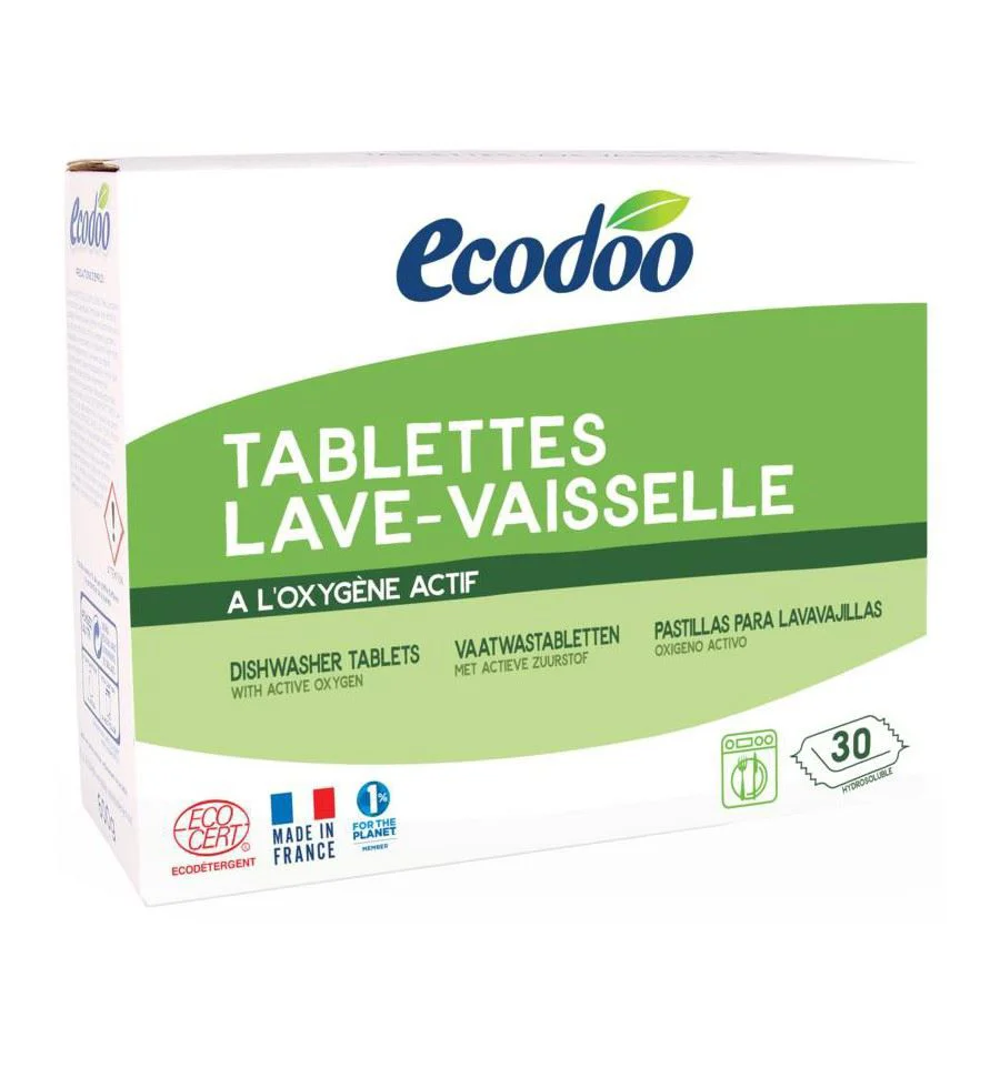 Tablete eco pentru masina de spalat vase Ecodoo, 30 x 20 g