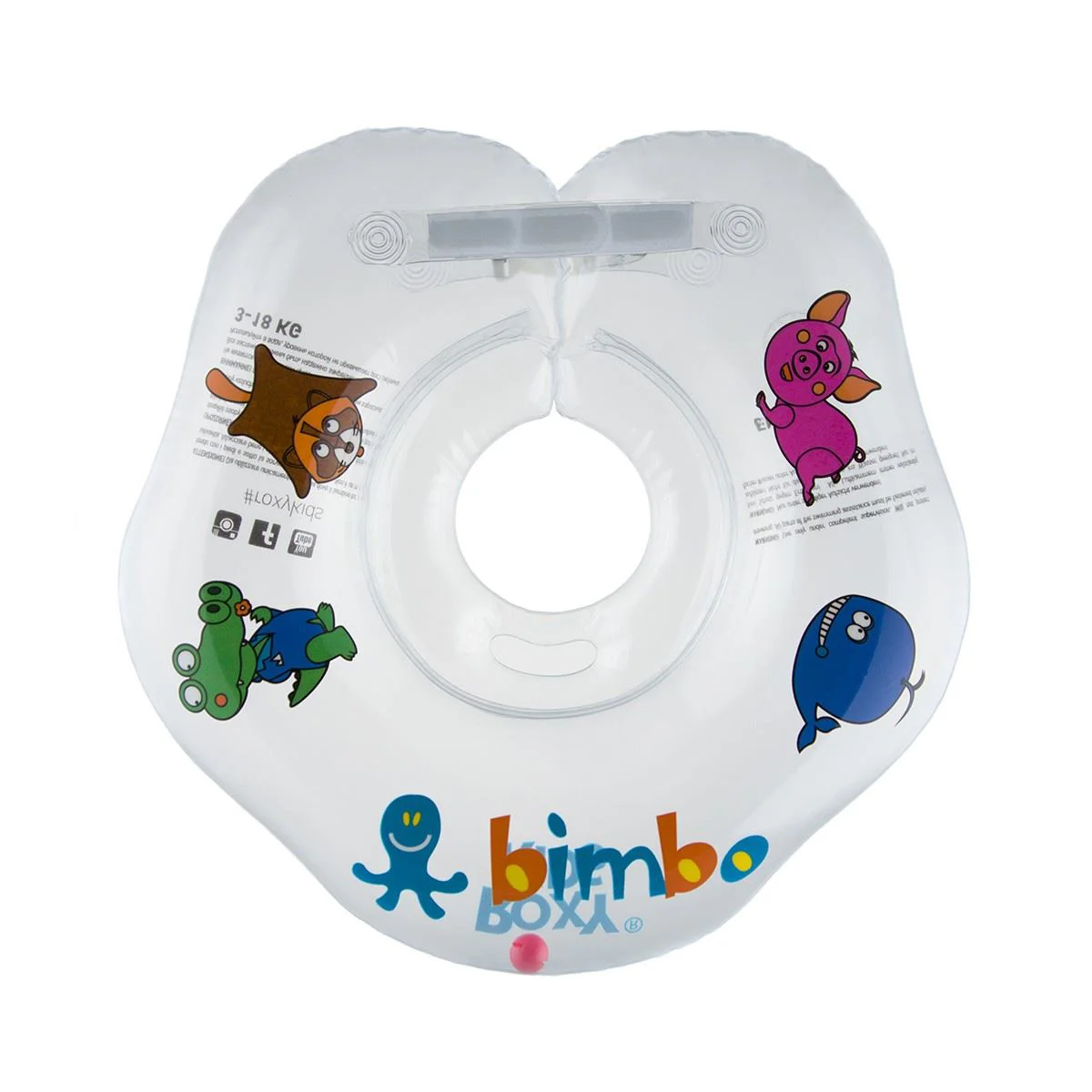 Colac pentru inot pe gat Roxy Kids Bimbo, 3-18 kg