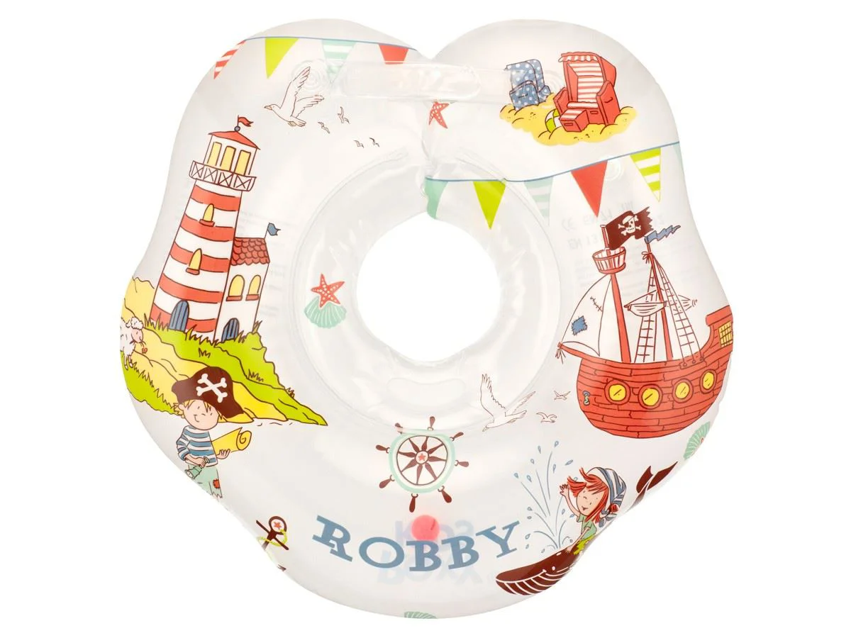 Colac pentru inot pe gat Roxy Kids Robby, 3-18 kg