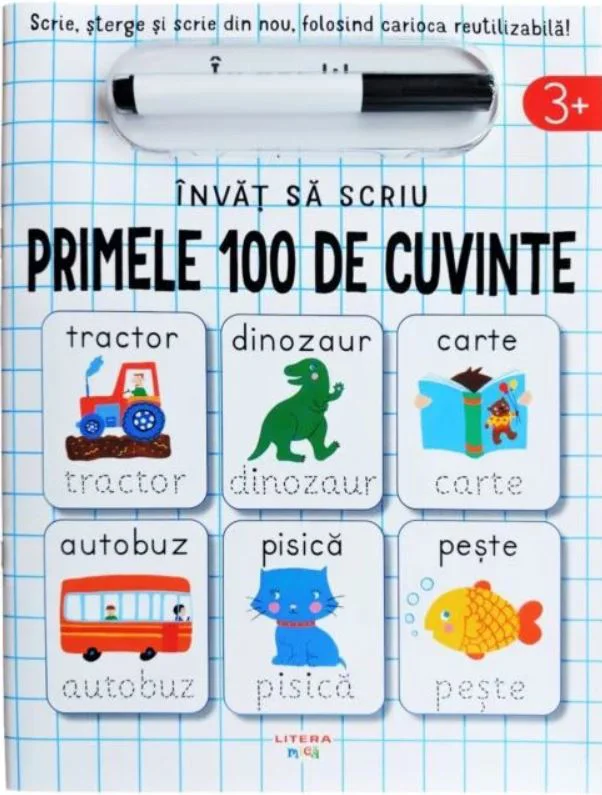 Invat sa scriu. Primele 100 de cuvinte