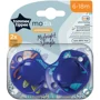 Ортодонтические силиконовые соски Tommee Tippee Moda Boy (6-18 мес.), 2 шт.