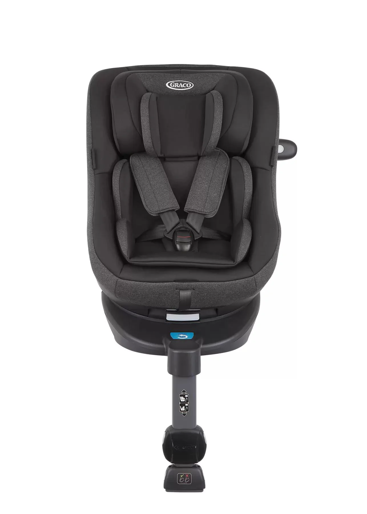 Автокресло с вращением 360° Graco Turn2Me Heather 0-18 кг