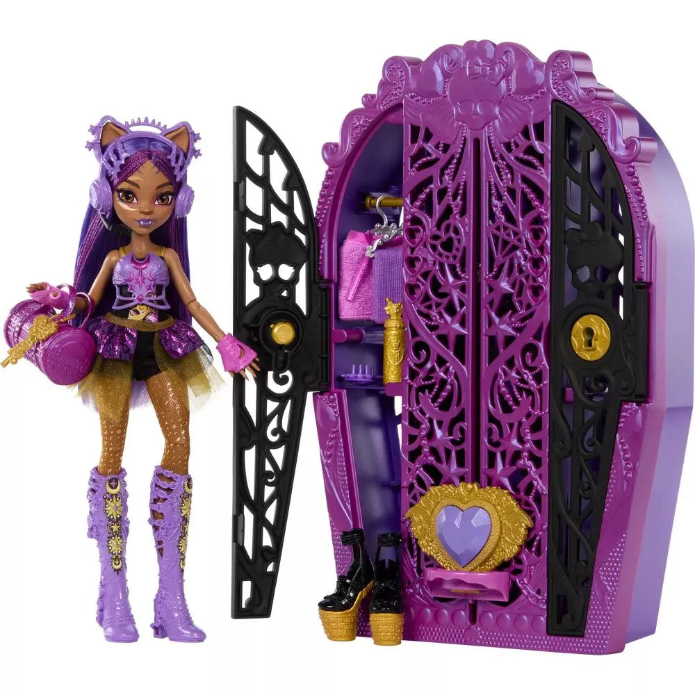 Set de joc Monster High Clawdeen Wolf cu sifonier foto