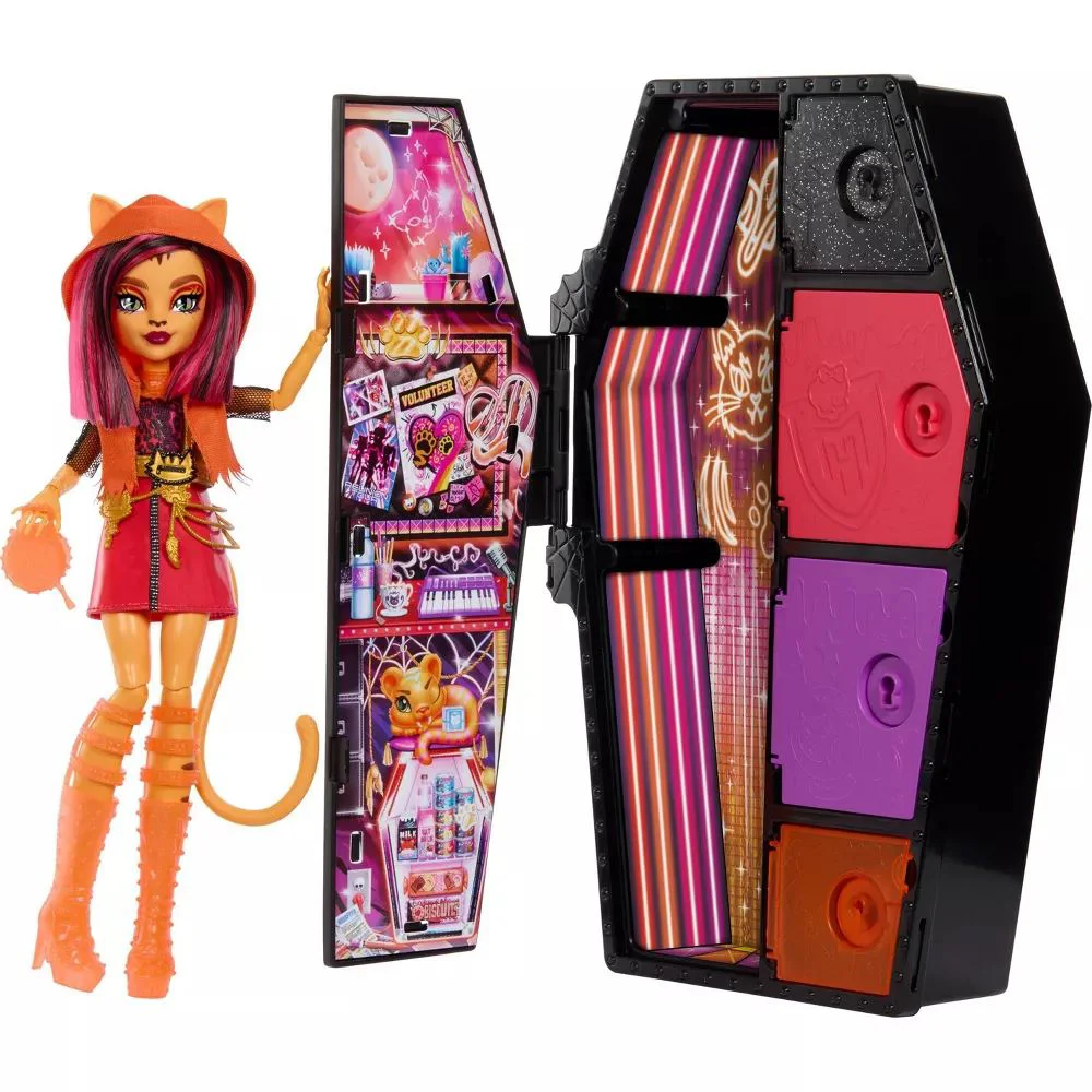 Игровой набор Monster High Toralei Stripe и Секреты из шкафа