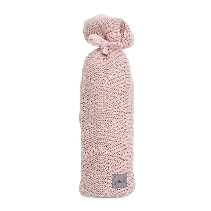 image for Husa pentru sticluta Jollein River Knit Pale Pink foto
