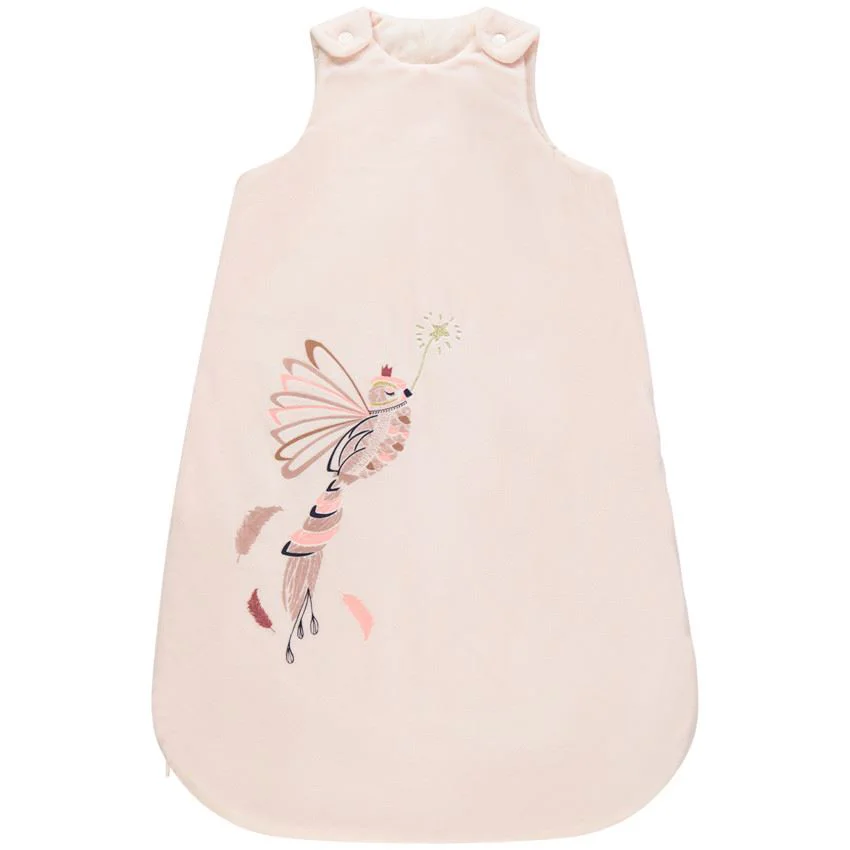 Sac de dormit fara maneci Premaman Velour Magic Bird (6-18 luni)