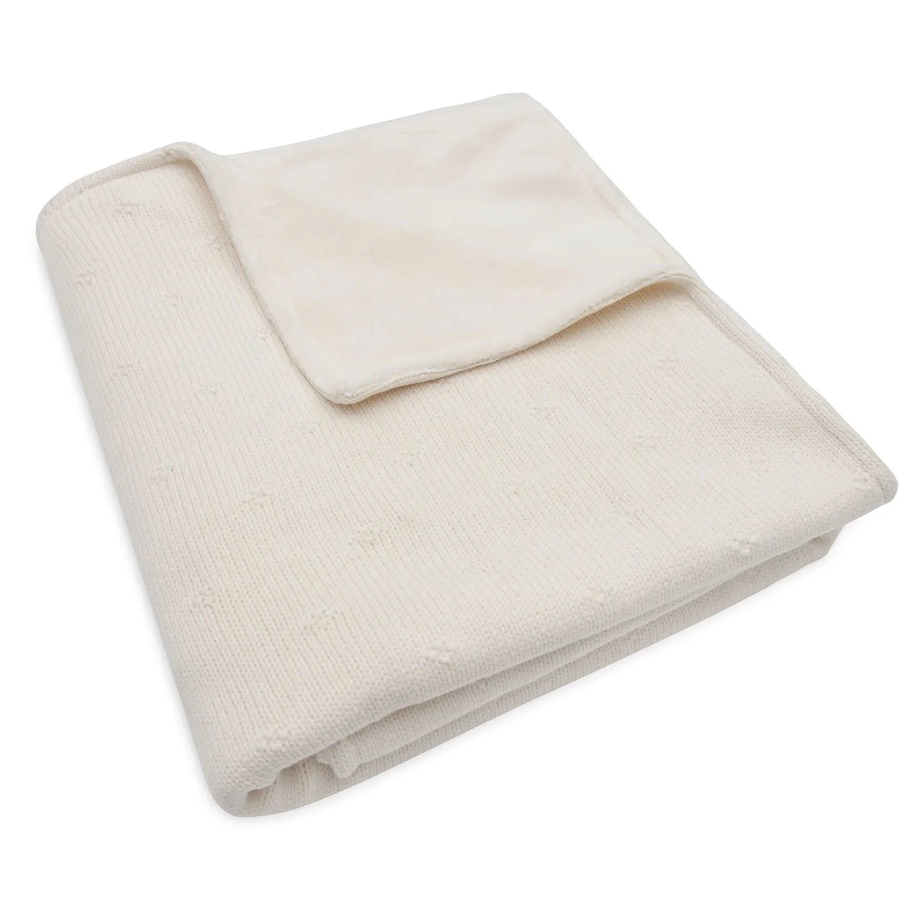 Плед Jollein Cosy Knit Ivory/Velvet, 75x100см