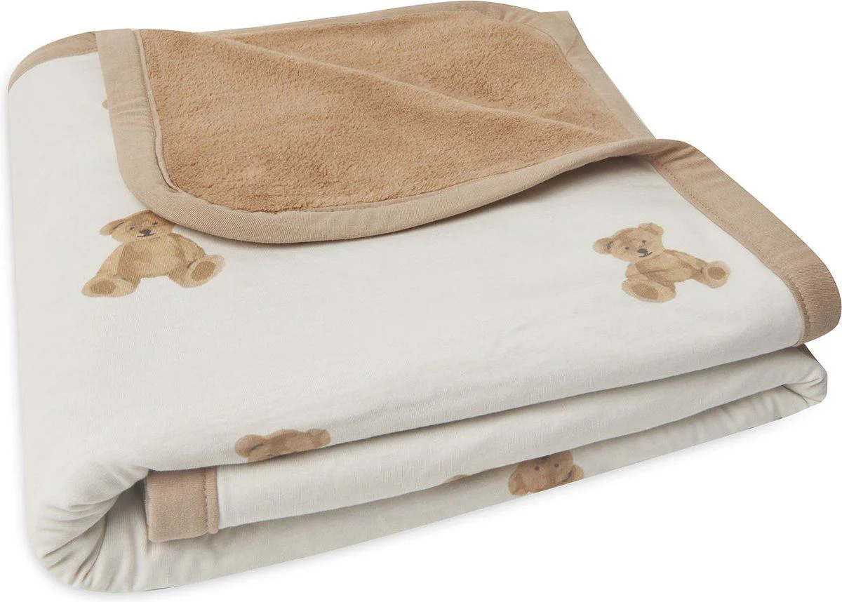 Paturica Jollein Jersey Teddy Bear, 100x150 cm