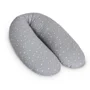 Perna pentru maternitate Ceba Baby Physio Multi Jersey Grey Stars, 190 cm