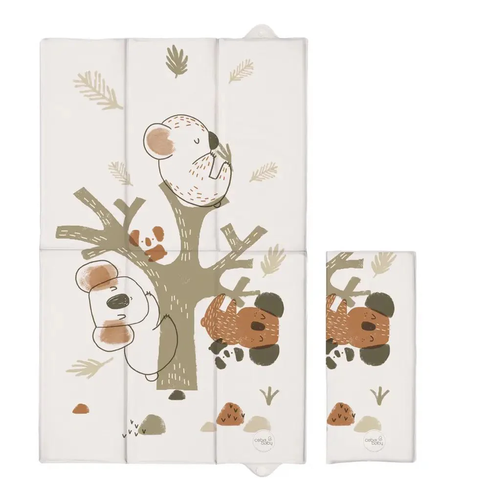 Saltea de infasat pliabila Ceba Baby Basic Koala, 80x50 cm