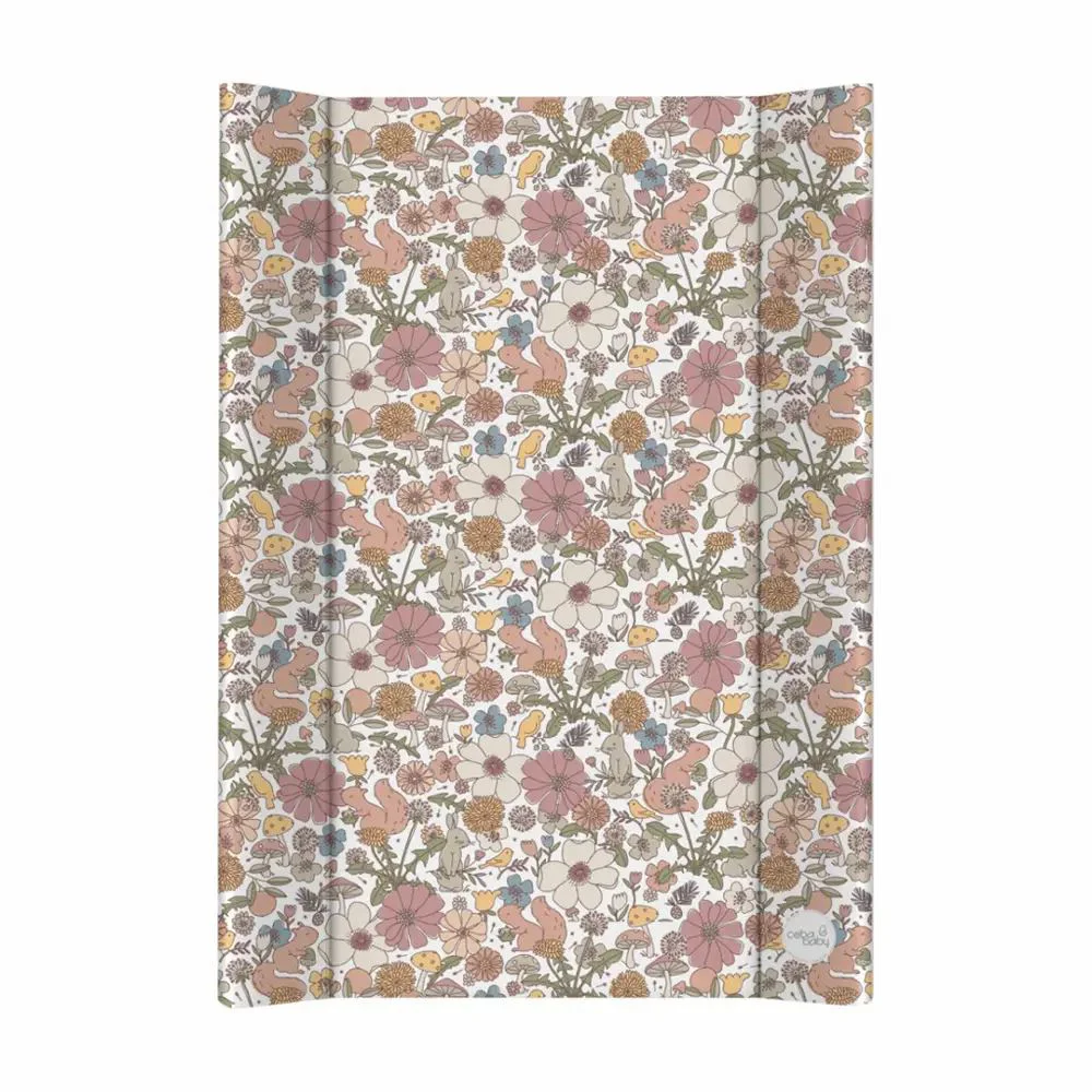 Saltea de infasat tare Ceba Baby Basic Garden, 70x50 cm