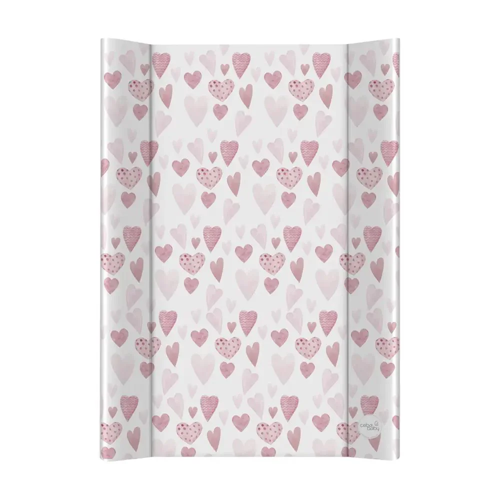Твердый пеленальный коврик Ceba Baby Ultra Light Lots of Love, 70x50 см