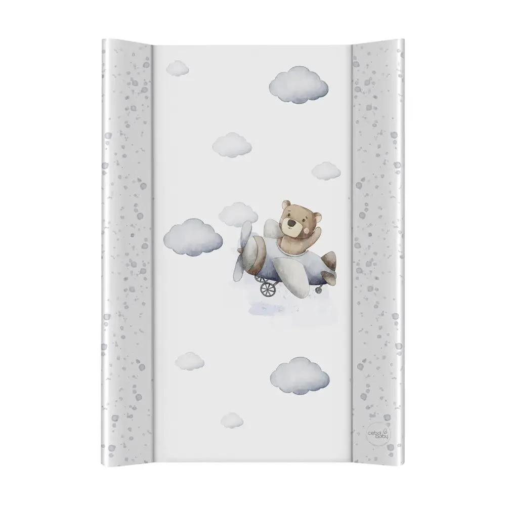 Твердый пеленальный коврик Ceba Baby Ultra Light Pilot Bear, 70x50 см
