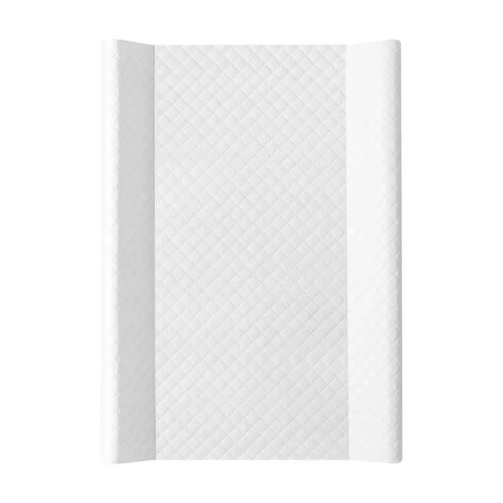 image for Saltea de infasat tare pe 2 parti Ceba Baby Comfort Caro White, 80x50 cm foto