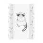Saltea de infasat tare pe 2 parti Ceba Baby Comfort Raccoon, 70x50 cm