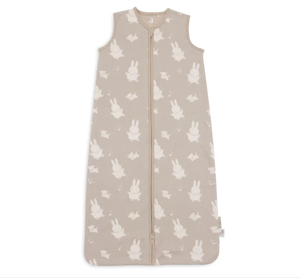 Sac de dormit Jollein Jersey Miffy & Snuffy Verde Olive, 110 cm foto