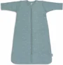 Sac de dormit cu maneci detasabile Jollein Twinkling Sea Green, 90 cm foto