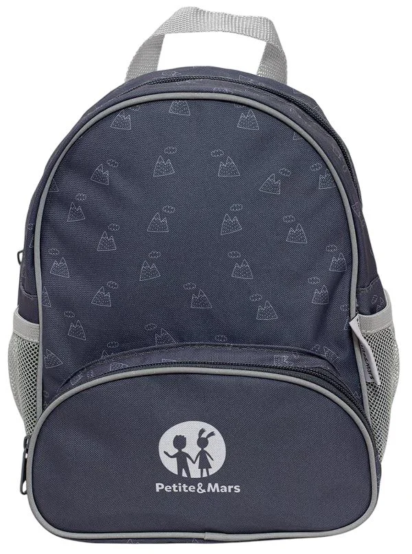 Ghiozdan pentru copii Petite&Mars Backie Grey Hills