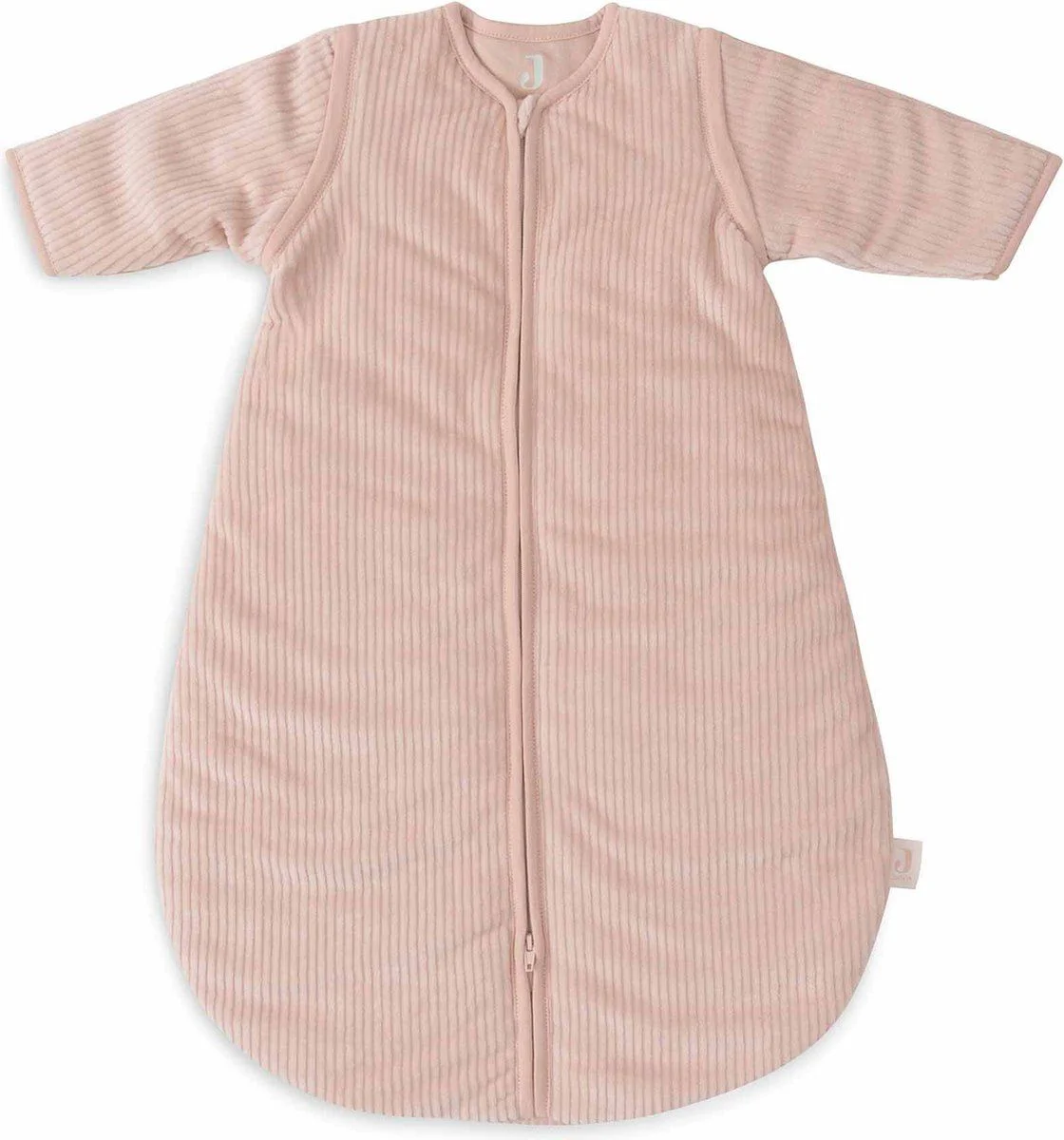image for Круглый спальный мешок со съемными рукавами Jollein Rib Wild Rose, 70 см foto