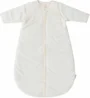 Sac de dormit rotund cu maneci detasabile Jollein Rib Ivory, 70 cm foto
