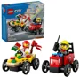 LEGO City - Pachet de curse Furgoneta de pizza vs. Camion de Pompieri foto