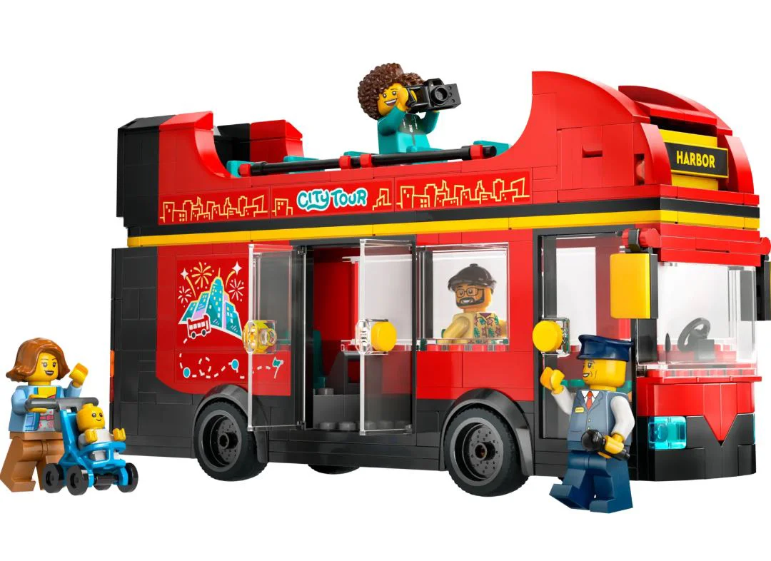 image for LEGO City - Autobuz turistic rosu cu doua etaje foto