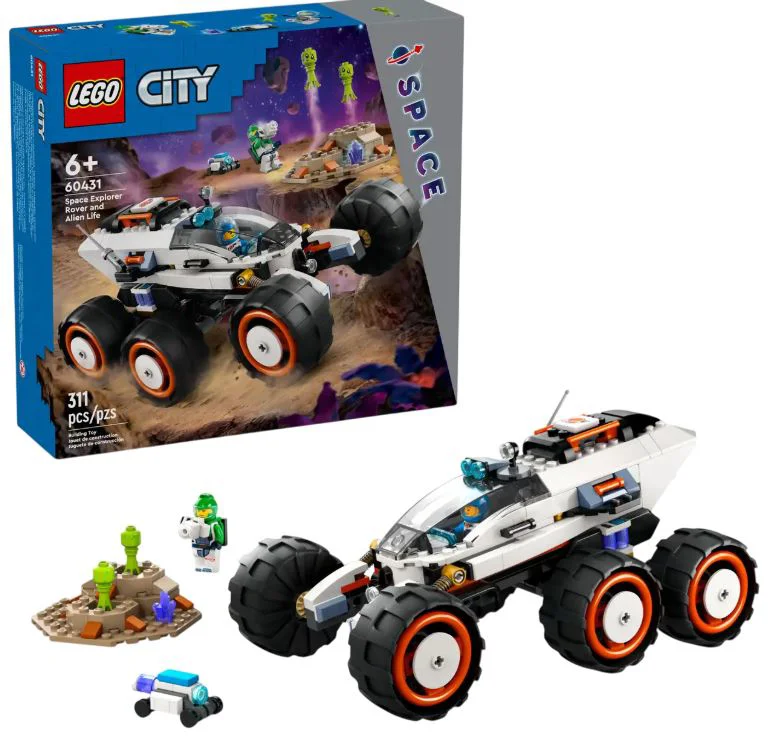 LEGO City - Rover de explorare spatiala si viata extraterestra foto