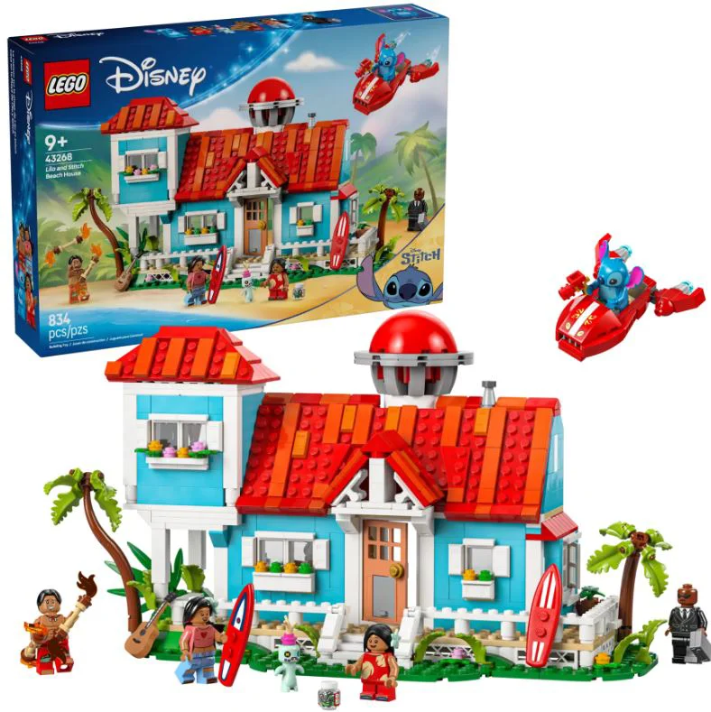 LEGO Disney - Дом на пляже Lilo & Stitch