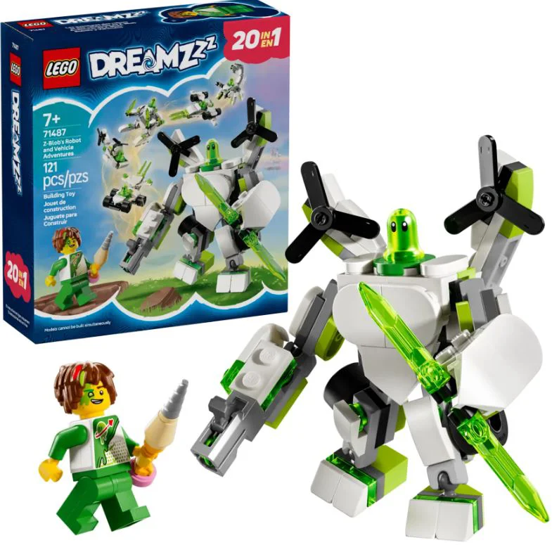 LEGO DreamZzz - Aventurile cu roboti si vehicule ale lui Z-Blob foto