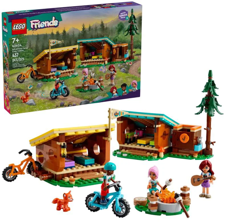 image for LEGO Friends - Cabane confortabile la campingul de aventura foto