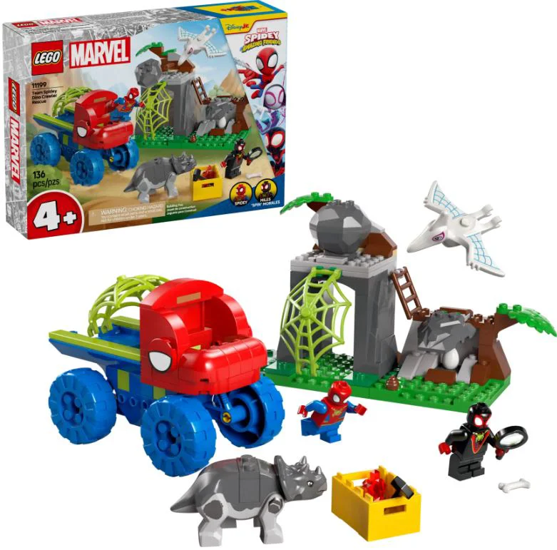 LEGO Marvel - Echipa Spidey in misiune de salvare in Dino Crawler foto