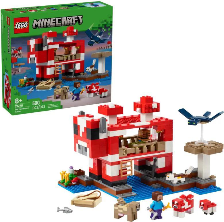 image for LEGO Minecraft - Дом Гриб foto