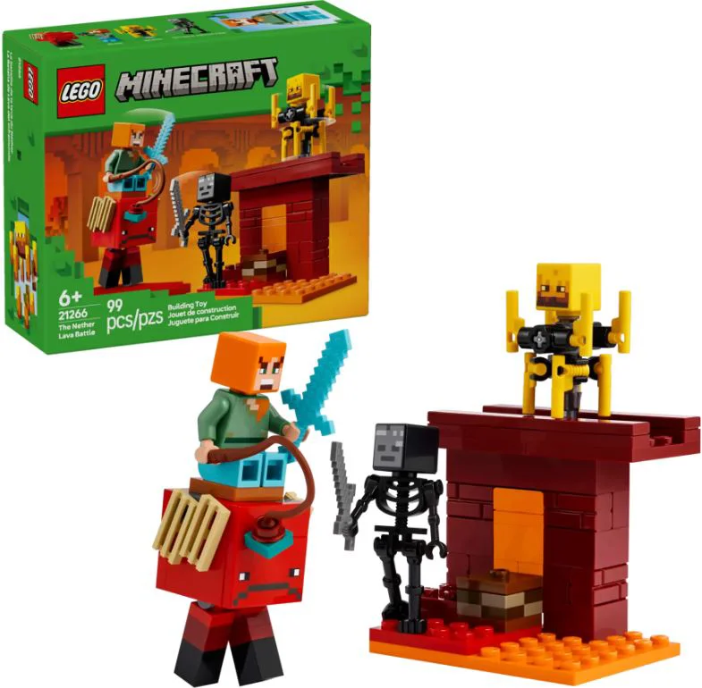 image for LEGO Minecraft - Битва над лавой в Нижнем мире foto
