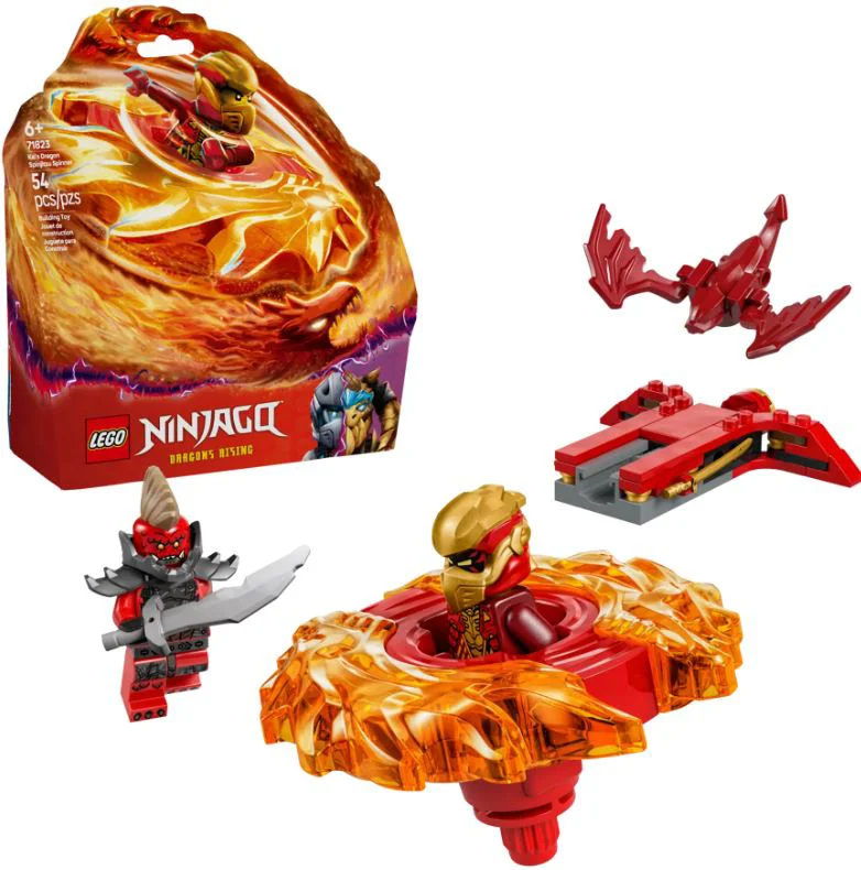 LEGO Ninjago - Spinnerul Spinjitzu al dragonului lui Kai foto
