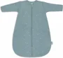 Sac de dormit rotund cu maneci detasabile Jollein Twinkling Sea Green, 60 cm foto
